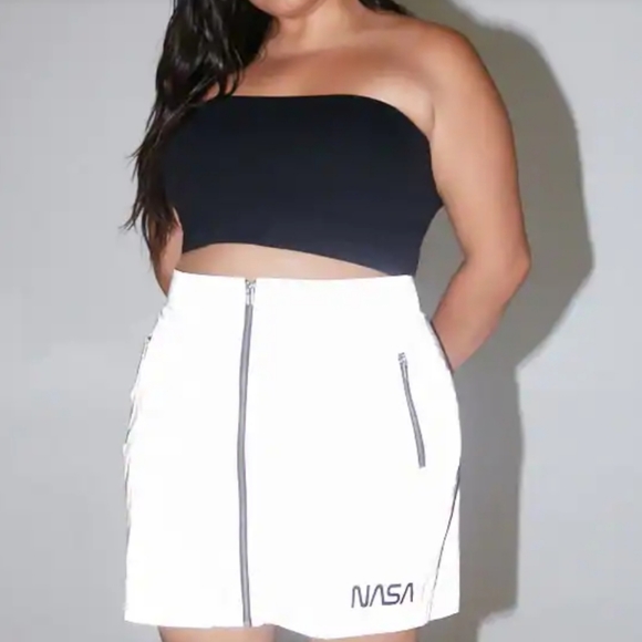reflective skirt forever 21